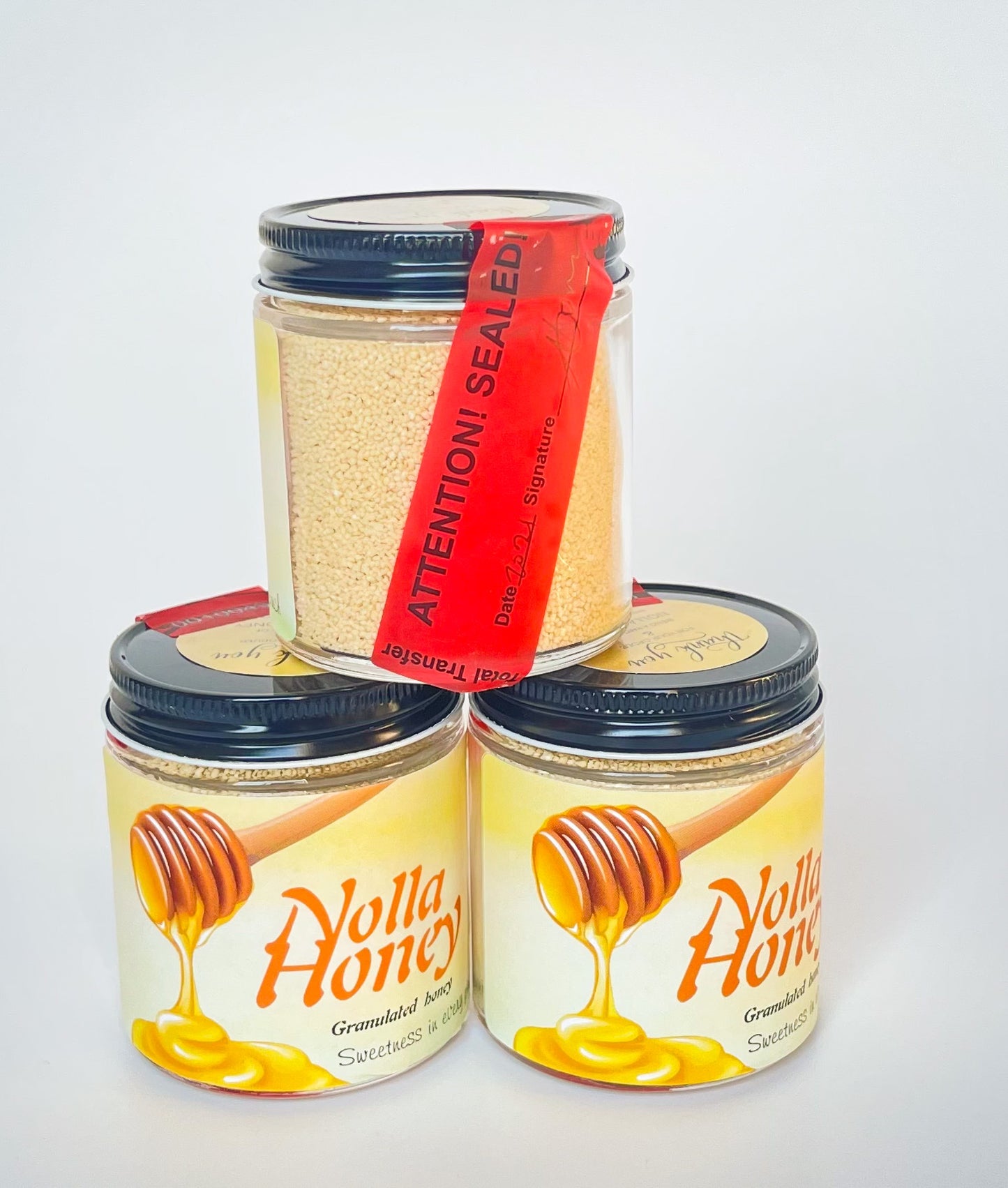 Granulated Honey 4oz glass jars