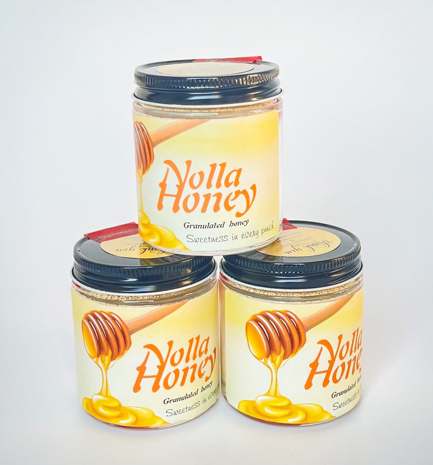 Granulated Honey 4oz glass jars