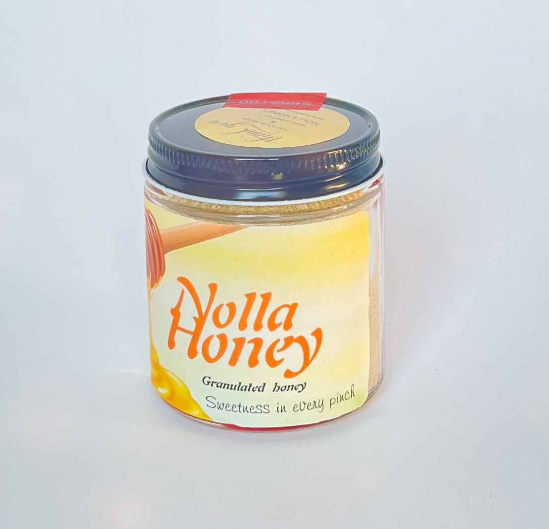 Granulated Honey 4oz glass jars